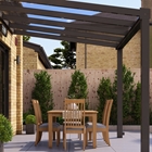 3m x 2.5m Anthracite Grey Polycarbonate Roof Veranda