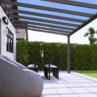 6m x 4m Anthracite Grey Polycarbonate Roof Veranda